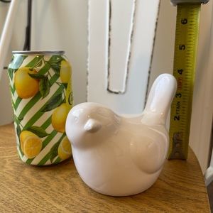 White ceramic bird